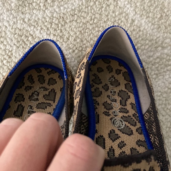 Rothy’s little girl size 1 leopard print flats EUC - Picture 4 of 4